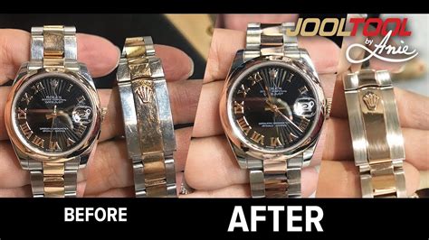 rolex polieren wertverlust|does polishing a rolex work.